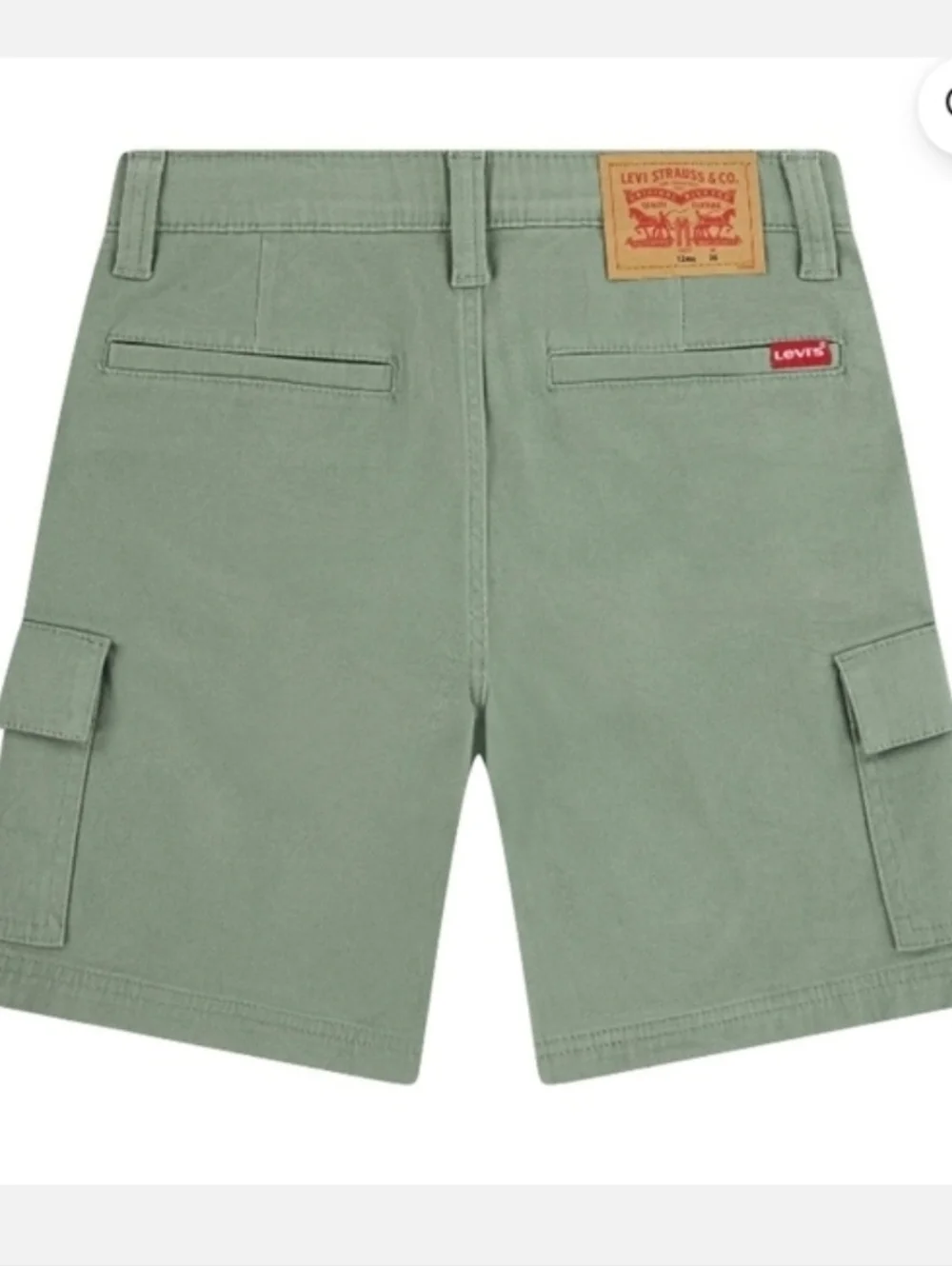 Levi's Boys Utility Cargo Short Comfort Stretch Adjustable Waist Flex Stretch Wa